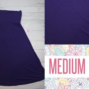 NWT LuLaRoe Azure Skirt, solid purple